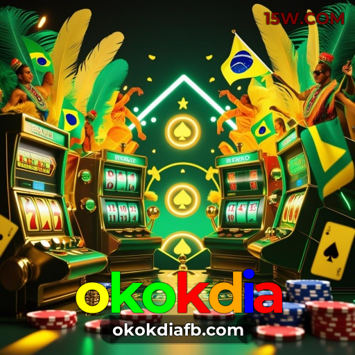 okokdia bônus R$5.000 + 500 giros - Rollover 35x, prazo 30 dias, 38% taxa conversão